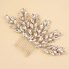 Wedding Rhinestone Hair Comb, Bridal Crystal Gem Hairpiece, Bride Crystal Hairpin Hair Comb - KaleaBoutique.com