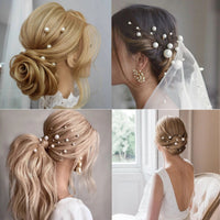 White Pearl 20 PC Hairpin Set, Wedding Pearl Bridal Hair Pins, One Size Pearl Minimalist Hair Pin Set - KaleaBoutique.com