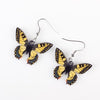 Realistic Butterfly Dangle Earrings, Women or Girl Romantic Casual Butterfly Fashion Earrings - KaleaBoutique.com