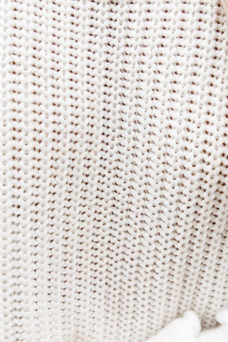 Kalea Boutique Stylish Bubble Sleeve Cropped Knit Sweater - KaleaBoutique.com