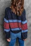 KaleaBoutique Stylish Color Block Drop Shoulder Knitted Sweater - KaleaBoutique.com