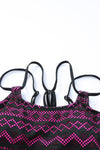 KaleaBoutique Stylish Colorful Color Block Lace Drawstring 2 Piece Tie Tankini Set - KaleaBoutique.com