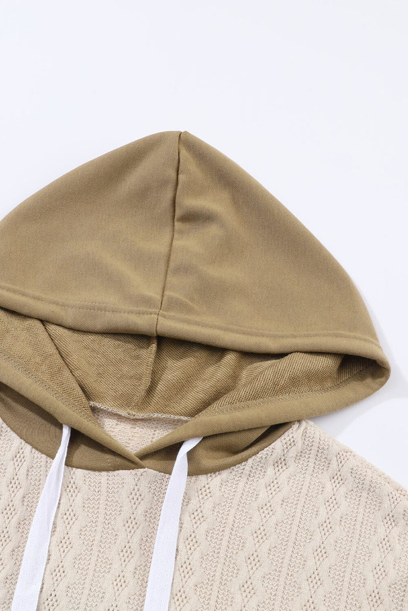 KaleaBoutique Colorblock Patchwork Pullover Hoodie - KaleaBoutique.com