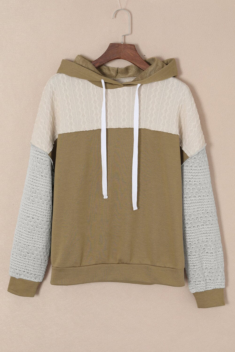 KaleaBoutique Colorblock Patchwork Pullover Hoodie - KaleaBoutique.com