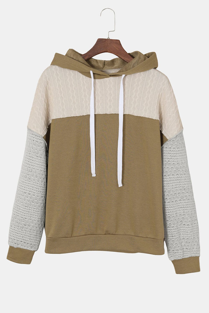 KaleaBoutique Colorblock Patchwork Pullover Hoodie - KaleaBoutique.com
