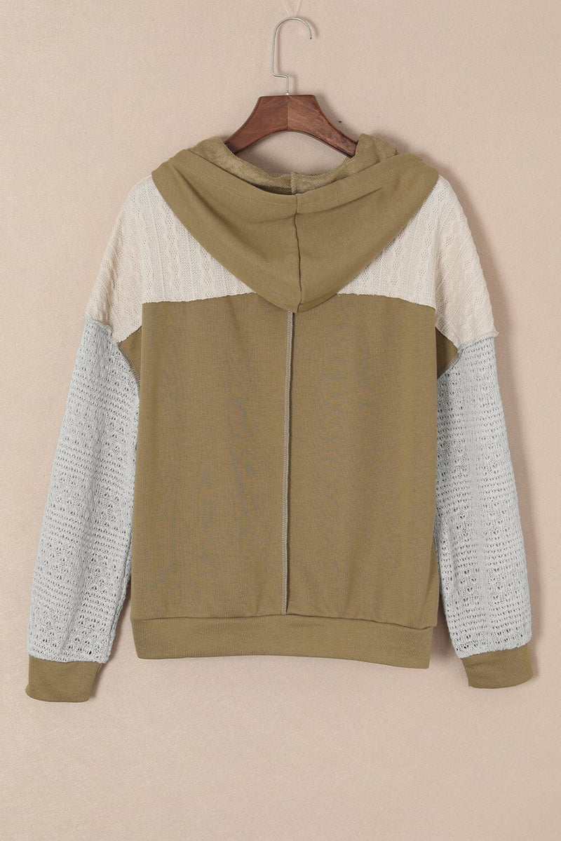KaleaBoutique Colorblock Patchwork Pullover Hoodie - KaleaBoutique.com