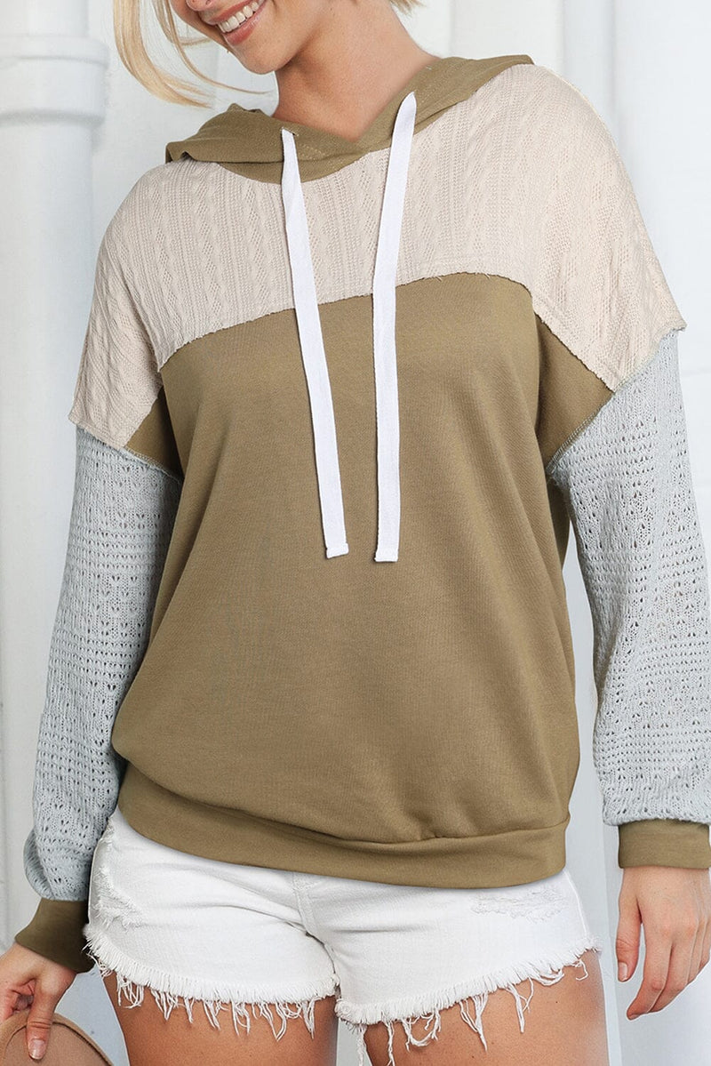 KaleaBoutique Colorblock Patchwork Pullover Hoodie - KaleaBoutique.com