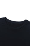 KaleaBoutique Beautiful Floral Embroidered Round Neck Short Sleeve T Shirt - KaleaBoutique.com