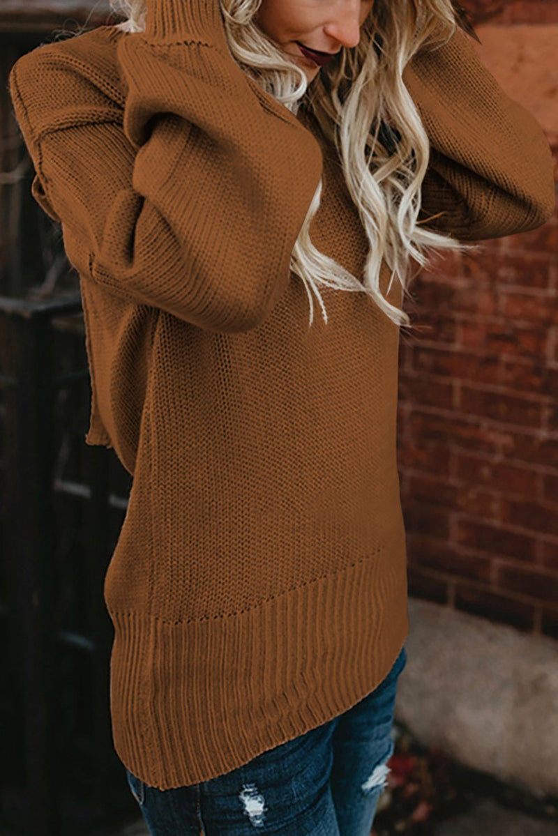 Hollow-out Back Sweater with Tie - KaleaBoutique.com