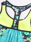 KaleaBoutique Awesome 2 Piece Light  Print Insert Racerback Tankini Set - KaleaBoutique.com