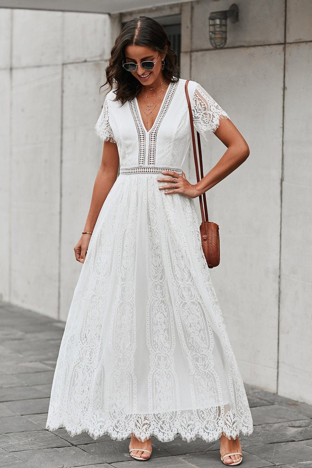 KaleaBoutique Beautiful White Fill Your Heart Lace Maxi Dress KaleaBoutique.com KaleaBoutique Beautiful White Fill Your Heart Lace Maxi Dress KaleaBoutique.com