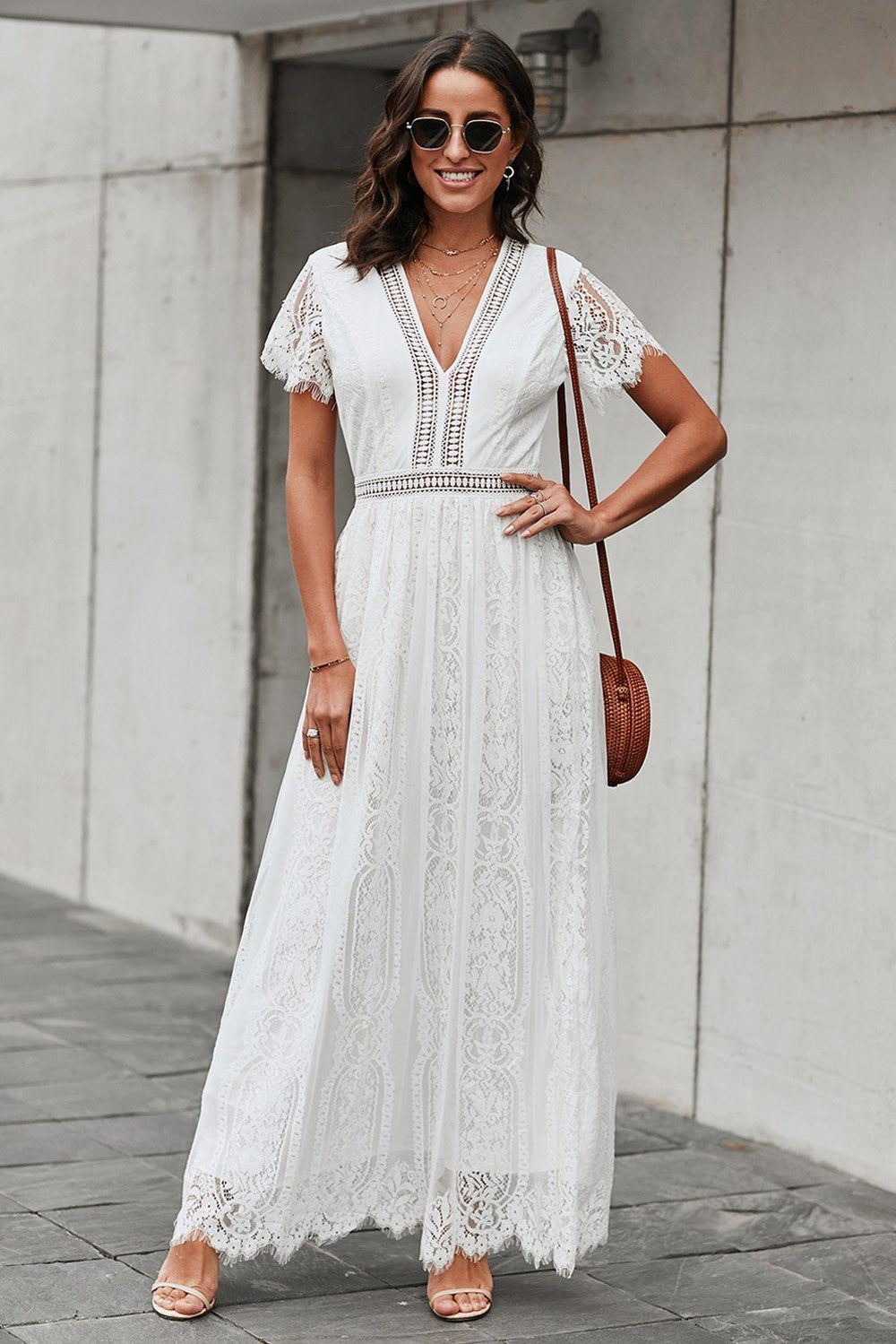 KaleaBoutique Beautiful White Fill Your Heart Lace Maxi Dress KaleaBoutique.com KaleaBoutique Beautiful White Fill Your Heart Lace Maxi Dress KaleaBoutique.com