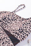 KaleaBoutique Black Leopard Animal Print One-shoulder Mesh One-Piece Swimsuit - KaleaBoutique.com