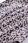 KaleaBoutique Black Leopard Animal Print One-shoulder Mesh One-Piece Swimsuit - KaleaBoutique.com