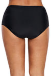 KaleaBoutique Black Strappy Lace Panel Aside Swim Bottom - KaleaBoutique.com