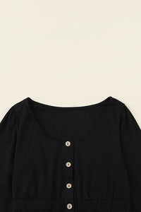 KaleaBoutique Button Up High Waist Long Sleeve Dress - KaleaBoutique.com