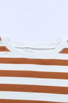 KaleaBoutique Stripe Drop Shoulder Striped Pullover Relax Fit Oversized Sweatshirt - KaleaBoutique.com