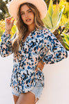 KaleaBoutique Stylish Beautiful Abstract Print Buttoned Long Sleeve Shirt - KaleaBoutique.com