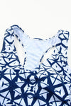 KaleaBoutique Stylish Beautiful Tie Dye Print Swimdress with Panty Tankini - KaleaBoutique.com