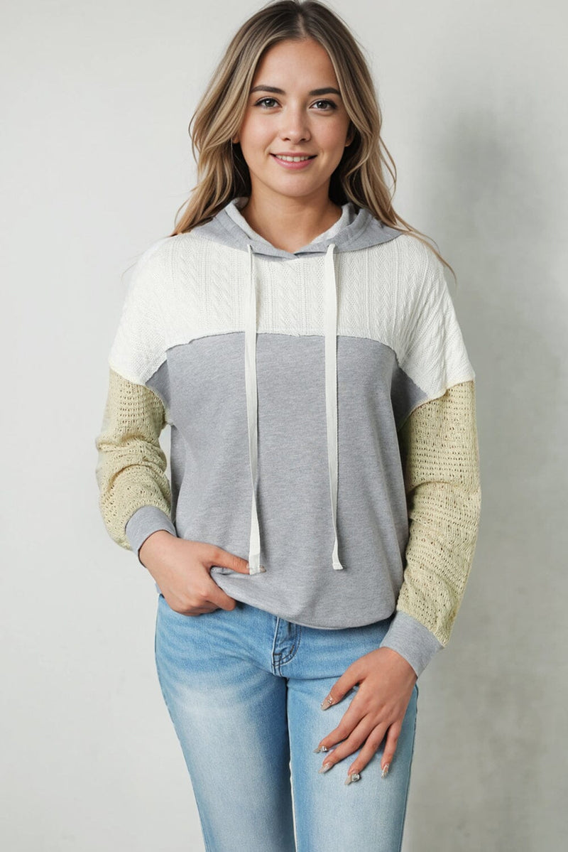 KaleaBoutique Stylish Colorblock Patchwork Pullover Hoodie - KaleaBoutique.com