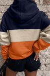 KaleaBoutique Triple Color Block Hoodie with Kangaroo Pocket - KaleaBoutique.com