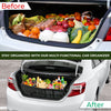 KB XX-Large Car Trunk Organizer, SUV Trunk Organizer With Cover, Heavy Duty Collapsible Truck Bed Storage, Car Caddy Organizer, Van Trunk Back Seat Organizer with Dual Lids (Black) - KaleaBoutique.com