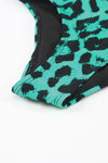 KaleaBoutique Stylish Eye Catching Leopard Print Zipper Cut-Out Rash Guard Swimsuit - KaleaBoutique.com