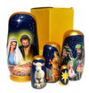 Traditional Nativity 5 Piece Nesting Doll, Traditional Handcrafted Nested Doll - KaleaBoutique.com