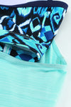 KaleaBoutique Beautiful Patchwork Sporty Scoop Neck Tankini - KaleaBoutique.com