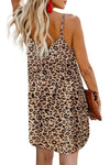 KaleaBoutique Beautiful Leopard Pattern Buttoned Slip Cami Dress - KaleaBoutique.com