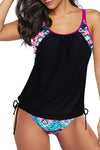 KaleaBoutique Stylish 2 Piece Printed Lined Tankini Swimsuit - KaleaBoutique.com