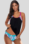 KaleaBoutique Stylish 2 Piece Printed Lined Tankini Swimsuit - KaleaBoutique.com