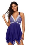 KaleaBoutique Beautiful Retro Polka Dot Print Handkerchief Hem Tankini Set - KaleaBoutique.com