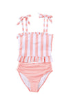 Striped Tankini Top and Panty Two-piece Swimsuit - KaleaBoutique.com