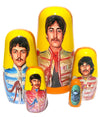 The Beatles SGT. Pepper John Lennon Russian Nesting Doll, 5 PC Hand Crafted Stacking Matryoshka Egg Set, The Beatles Fan Gift Idea - KaleaBoutique.com