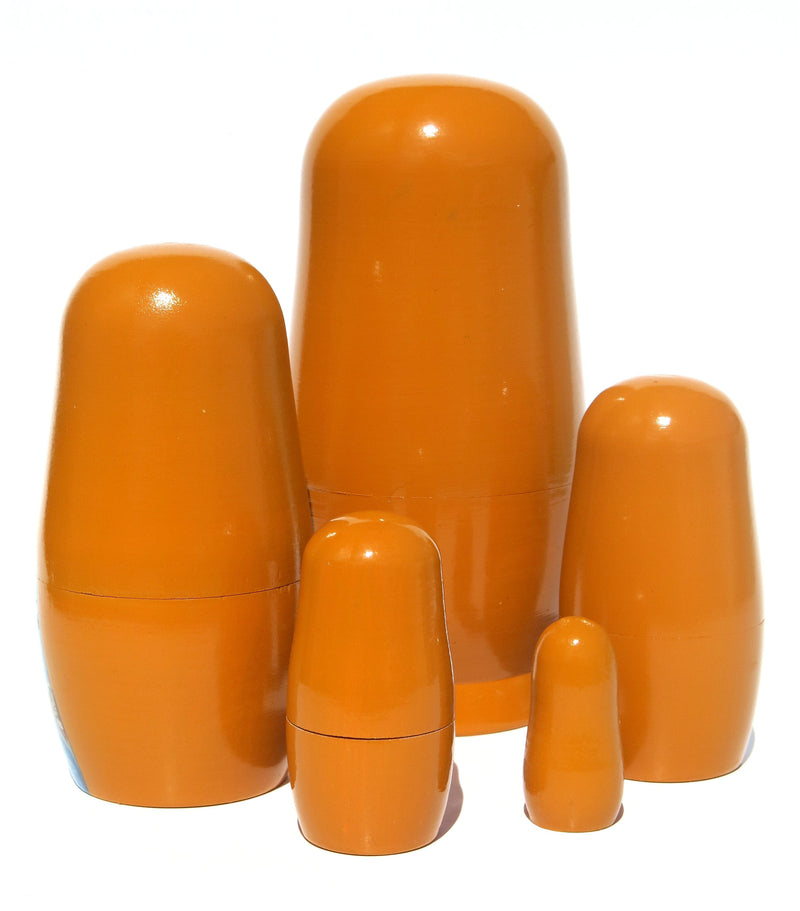 The Beatles John Lennon 5 Piece Nesting Doll Set - Handcrafted Stacking Matryoshka Set - KaleaBoutique.com