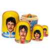 The Beatles Paul McCartney 5 Piece Nesting Doll set - Handcrafted Stacking Matryoshka Set - KaleaBoutique.com