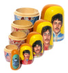 The Beatles Paul McCartney 5 Piece Nesting Doll set - Handcrafted Stacking Matryoshka Set - KaleaBoutique.com