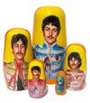 The Beatles Paul McCartney 5 Piece Nesting Doll set - Handcrafted Stacking Matryoshka Set - KaleaBoutique.com