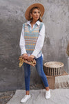 KaleaBoutique Stylish Tribal Print V Neck Knitted Sweater Vest - KaleaBoutique.com