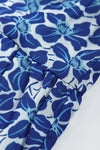 KaleaBoutique Beautiful V Neck Lantern Sleeves Floral Tunic Dress - KaleaBoutique.com