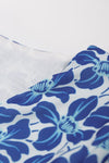 KaleaBoutique Beautiful V Neck Lantern Sleeves Floral Tunic Dress - KaleaBoutique.com