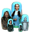 Wizard of Oz 5 Piece Nesting Dolls Set - Handcrafted Wooden Stacking Matryoshka Set - KaleaBoutique.com