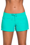 Women Mint Relaxed Swim Trunks Shorts Tankini Bottoms Bikini Sport Yoga Board Beach Swimwear - KaleaBoutique.com