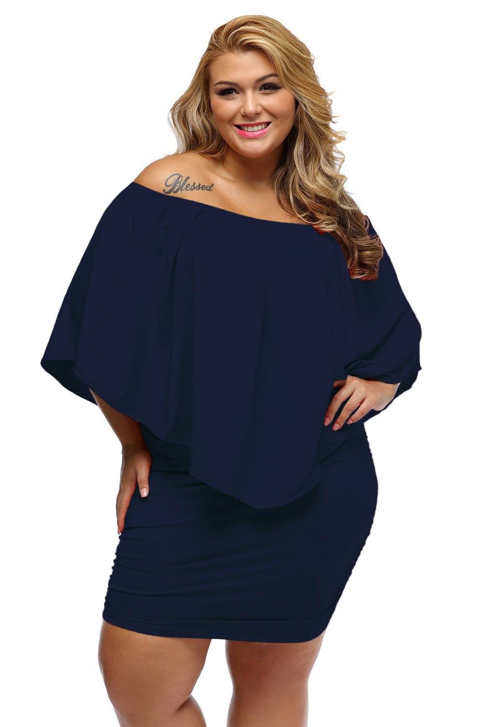 Navy blue dress size 14 hot sale